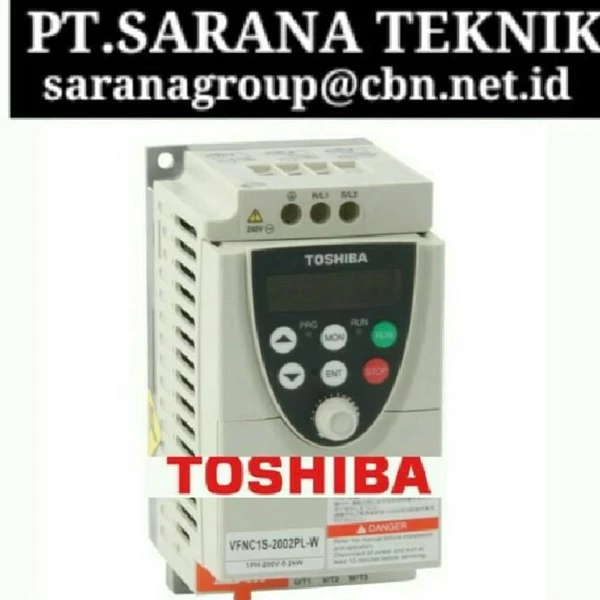 TOSHIBA INVERTER TYPE VFPS1 & VFFS1 PT SARANA INVERTER MOTOR TOSHIBA 1 KW TO 60KW 1 PH 3 PHASE JAKARTA JUAL