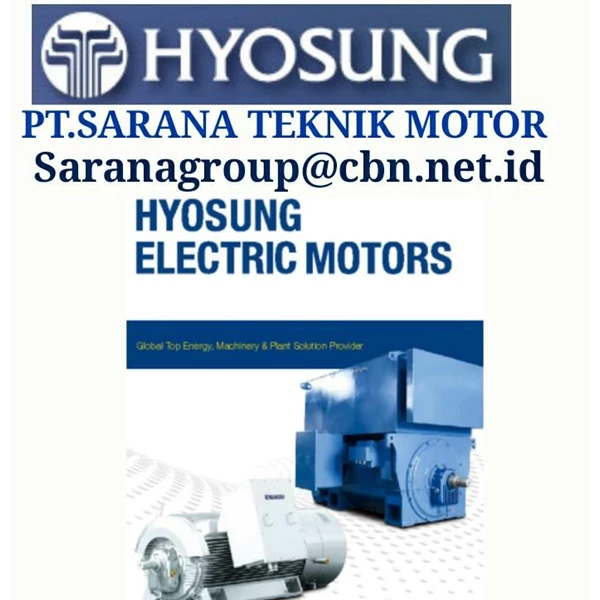 HYOSUNG ELECTRIC IEC MOTOR MEDIUM VOLTAGE MADE IN KOREA PT SARANA TEKNIK