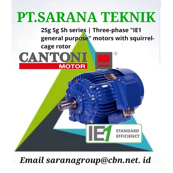 PT SARANA TEKNIK Motor Listrik B5/Flange Merk Elektrim Cantoni