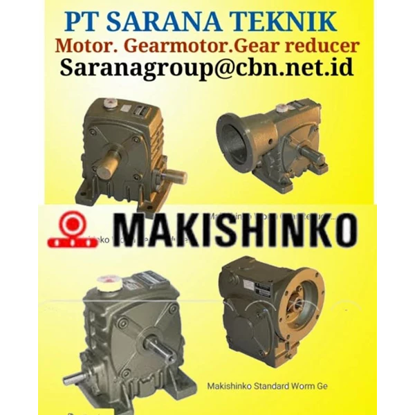 AC Gear Motor MAKISHINKO PT SARANA TEKNIK