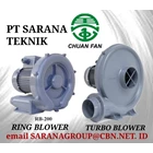 CHUAN FAN RING BLOWER TURBO PT SARANA TEKNIK BLOWER TYPE RB 1