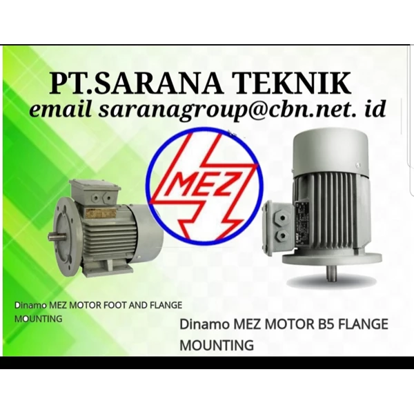 Electro Motor merk MEZ PT.SARANA TEKNIK 